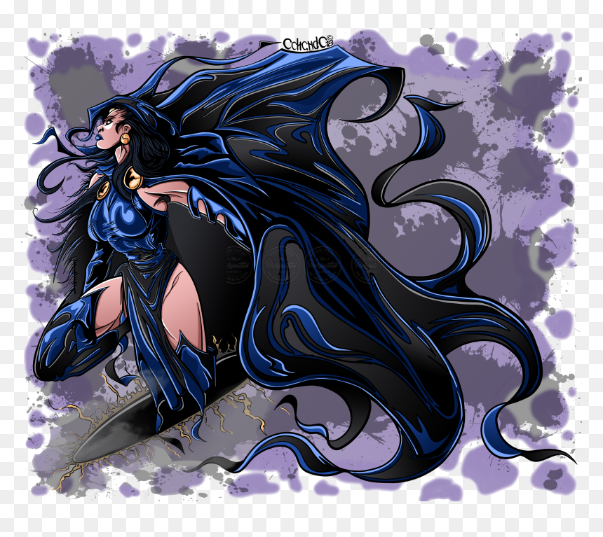 Raven, Teen Titans Superhéroes - Illustration, HD Png Download - raven teen titans png