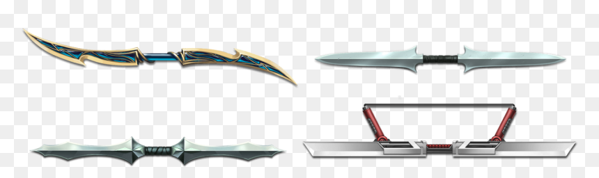 Shadow Fight Wiki - Long Weapon With Blades On Both Ends, HD Png Download - butterfly knife png