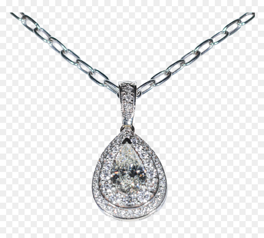 Pendant Necklace - Locket, HD Png Download - bling necklace png