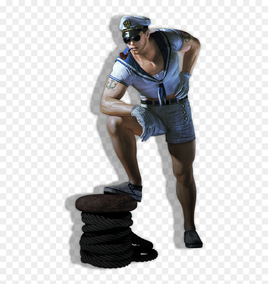 Re Revelations Sailor Chris, HD Png Download - chris redfield png