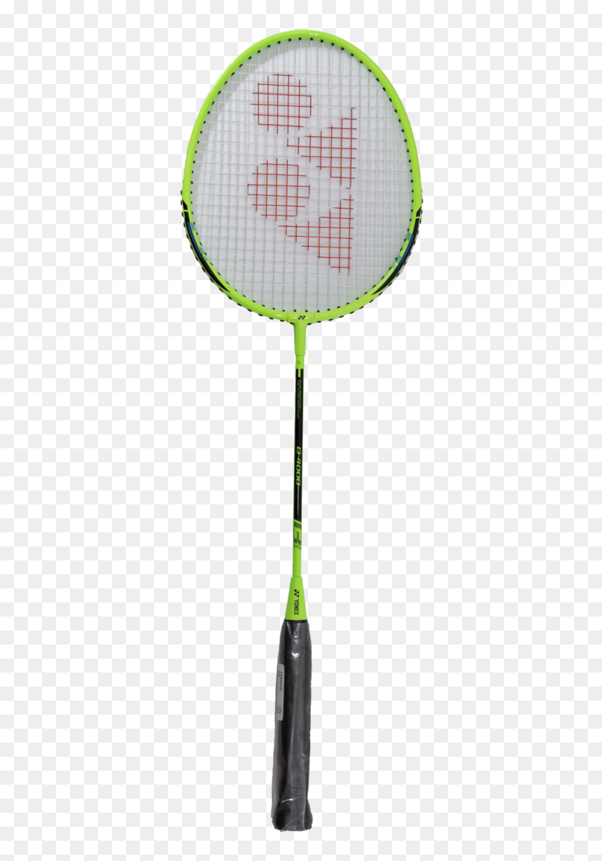 Green Aluminium Frame Badminton Racket - Racket, HD Png Download - badminton racket png
