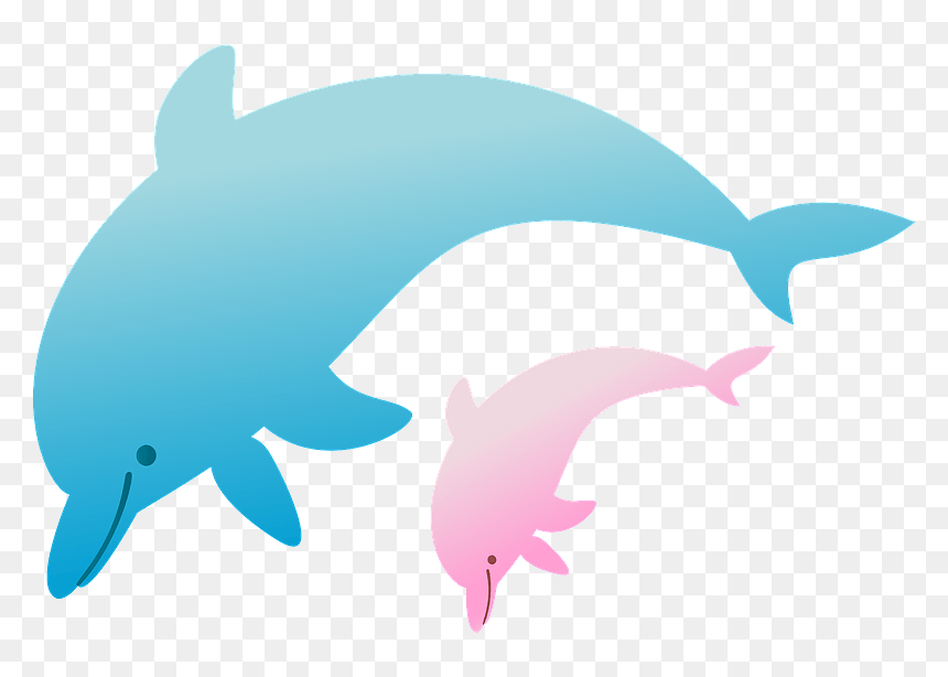 Dolphins Jumping Clipart - 水色 の もの イラスト, HD Png Download - fish jumping png