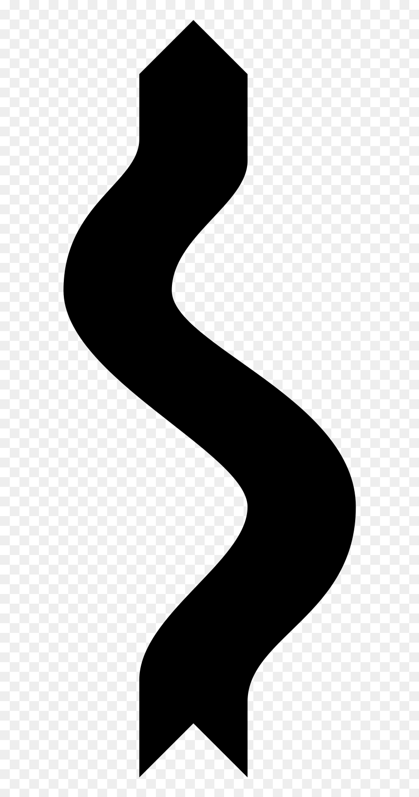 Transparent Download Road Silhouette At Getdrawings - Chair, HD Png Download - winding path png