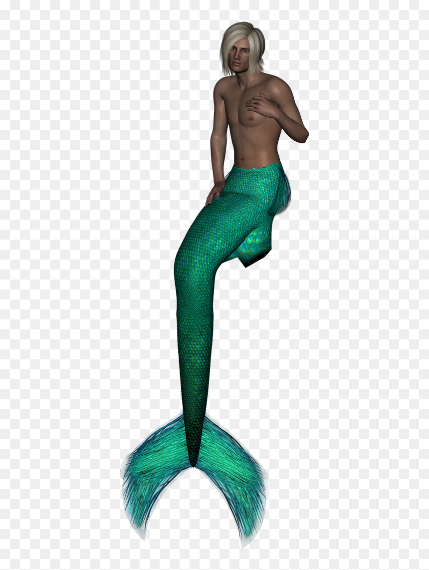 Mermaid Sea Man, HD Png Download - mermaid scales png
