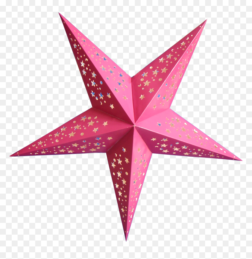 Transparent Christmas Stars Png - Christmas Star Paper, Png Download - christmas stars png