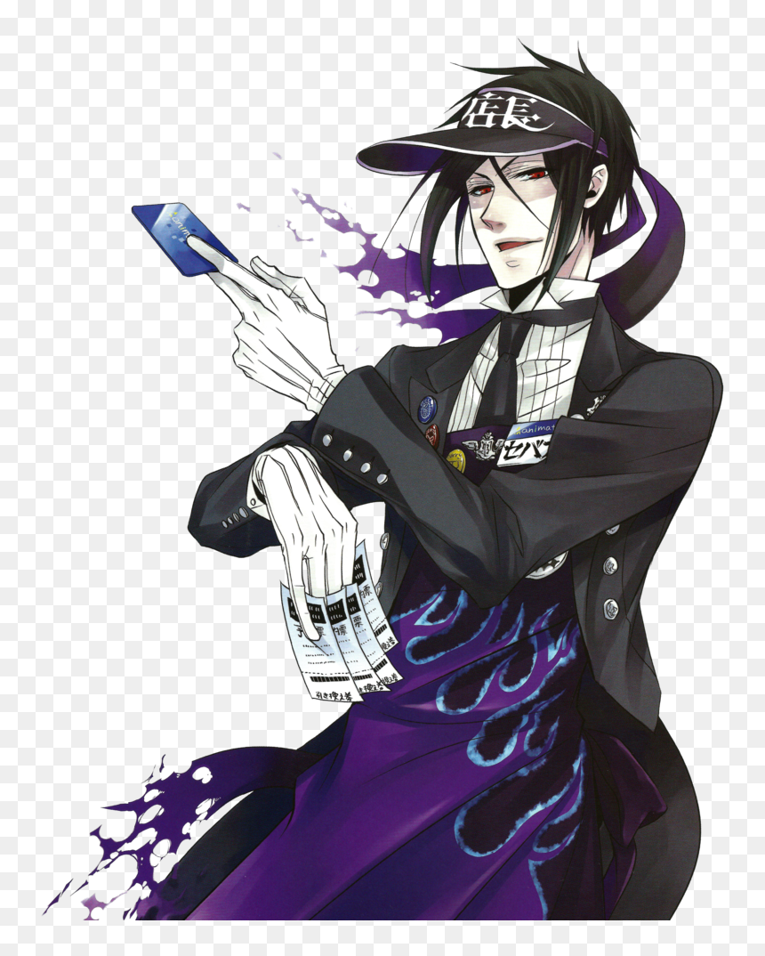 Thumb Image - Sebastian Michaelis Official Art, HD Png Download - black butler png