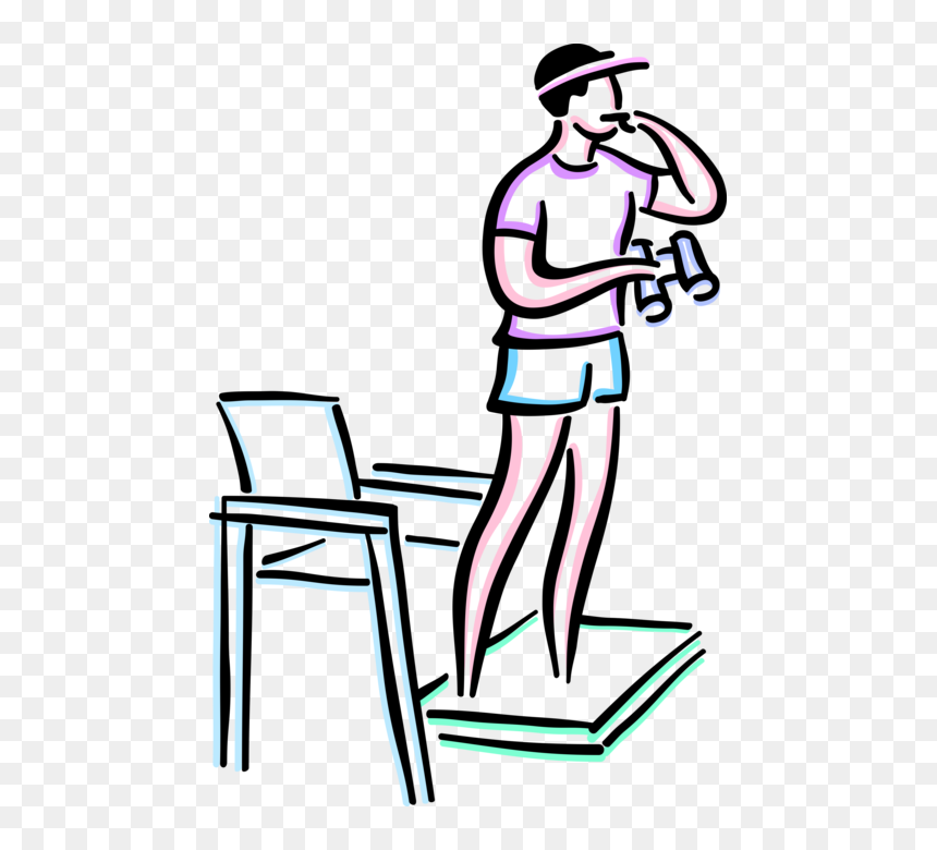 Vector Illustration Of Lifeguard Keeps Watch On Beach - Lifeguard Black And White, HD Png Download - lifeguard png