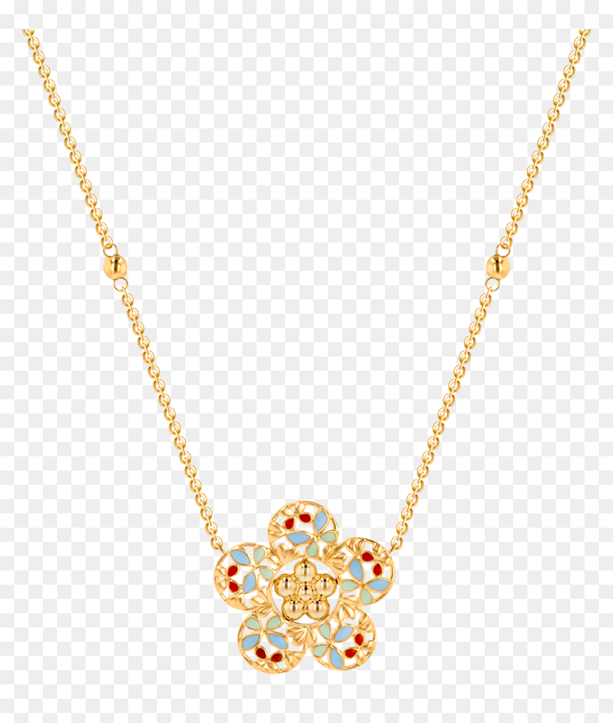 Farfasha Bloom Necklace 1,650 Aed - Necklace, HD Png Download - bling necklace png
