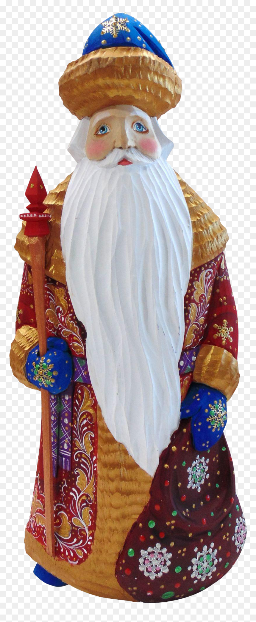 Figurine, HD Png Download - santa hat and beard png