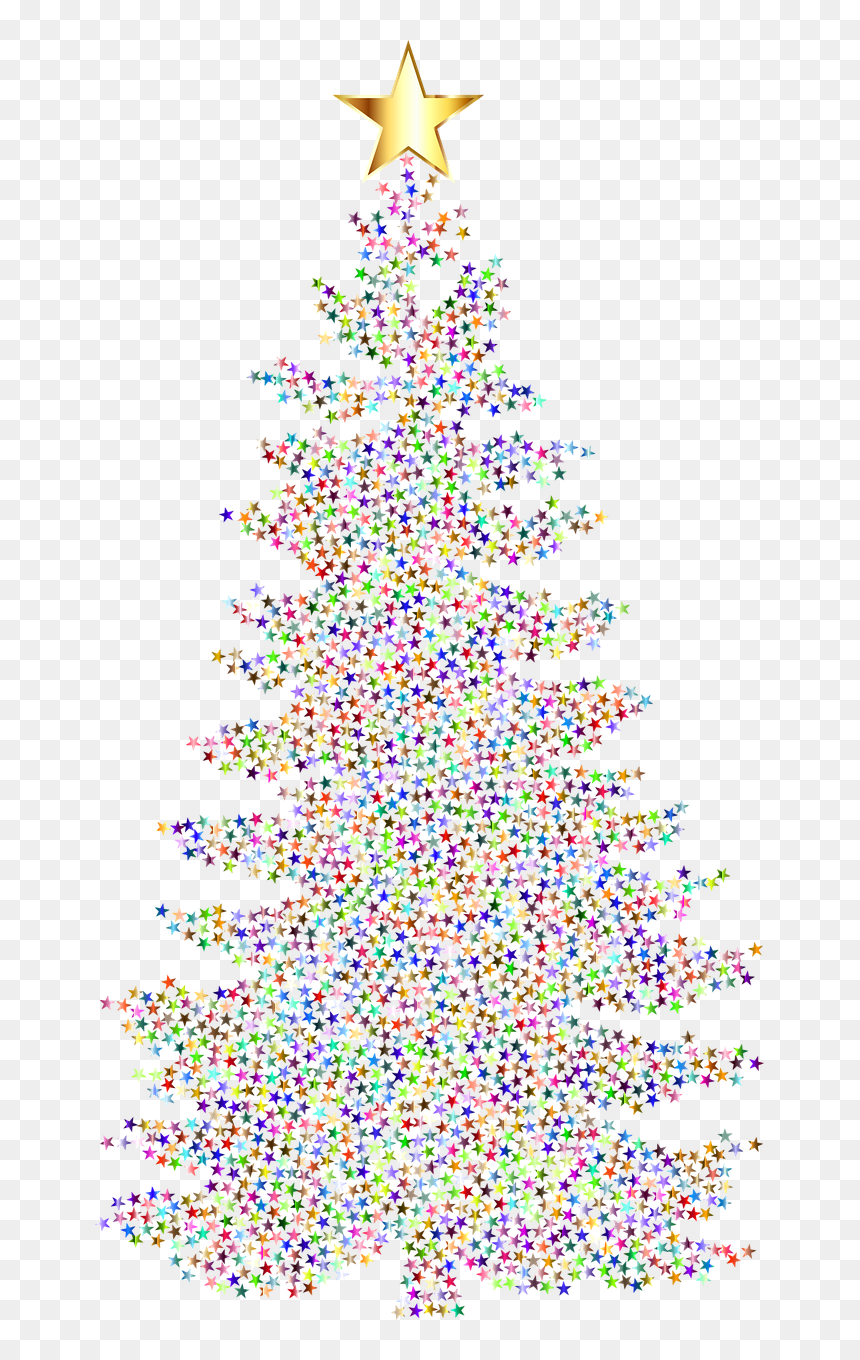 Christmas Tree, HD Png Download - christmas stars png