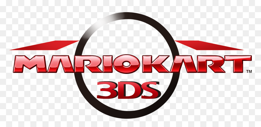 Mario Kart 3ds Logo, HD Png Download - mario kart logo png