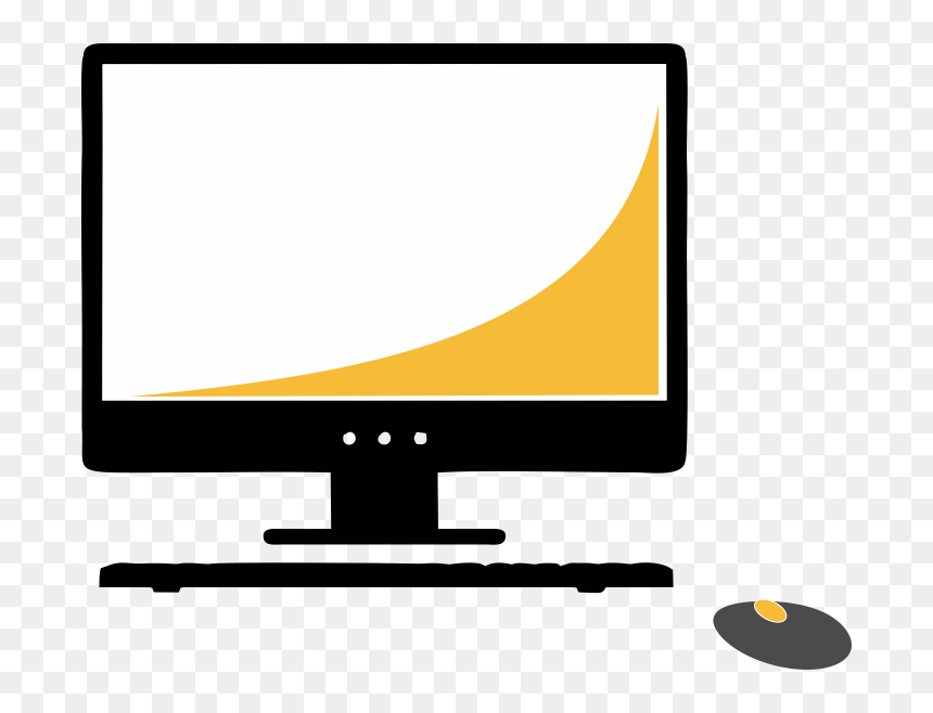 Mini Pc In Bangalore - Computer Monitor Clipart, HD Png Download - personal computer png