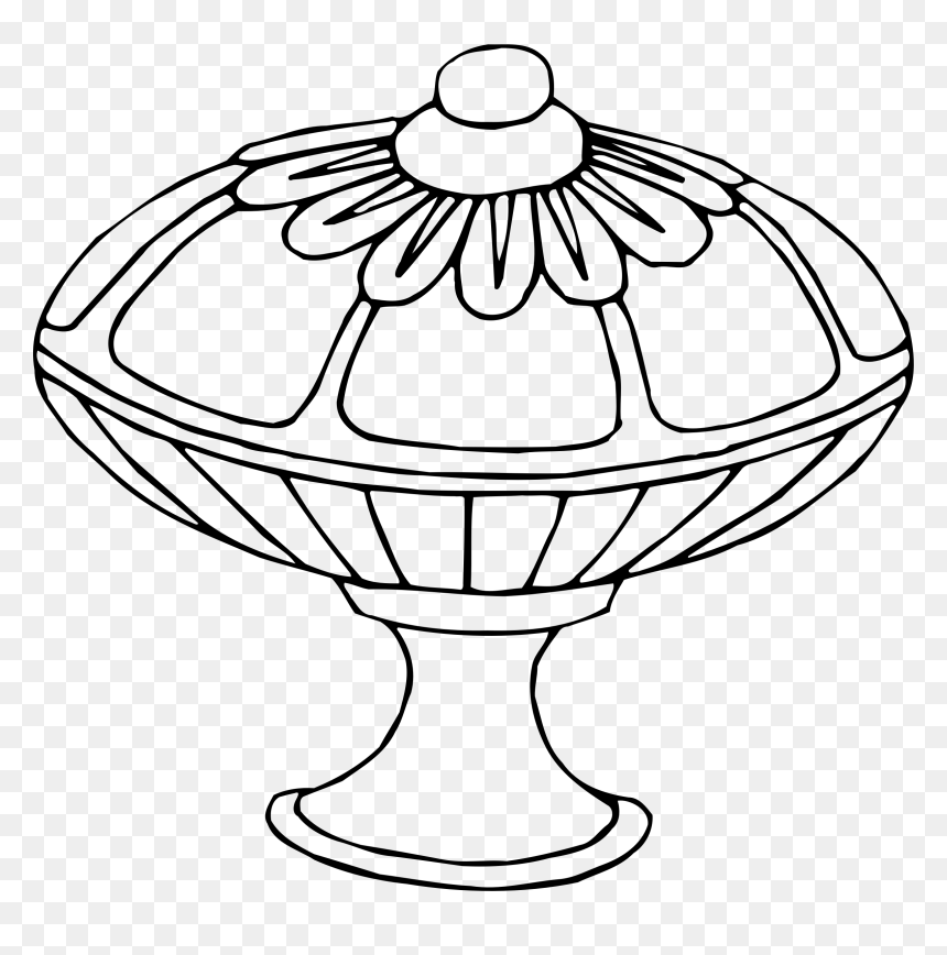 Vase 13 Line Drawing Clip Arts - Line Art, HD Png Download - drawing icon png