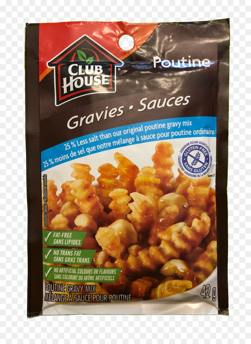 Club House Poutine Gravy With 25% Less Salt - Gluten, HD Png Download - salt pile png