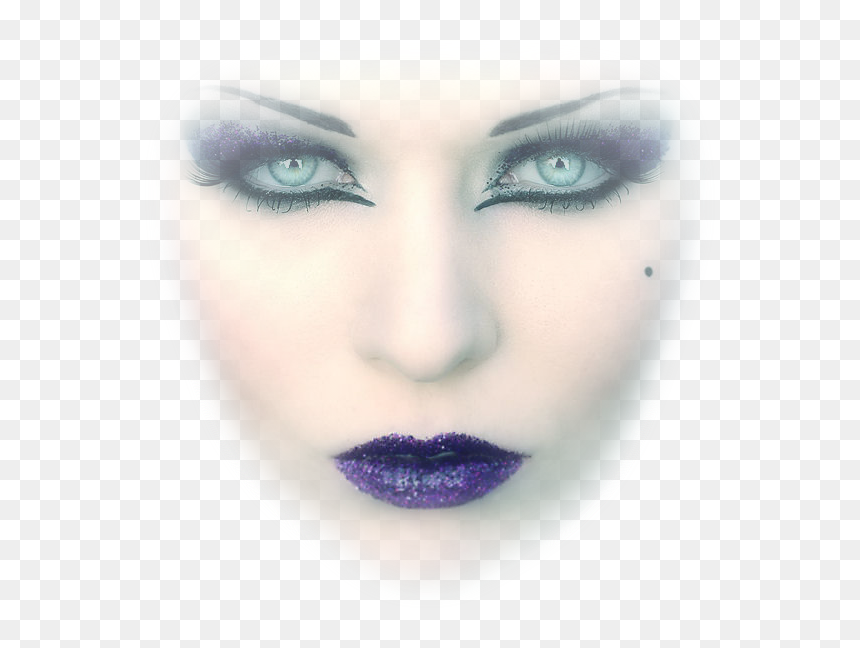 Face Portrait Model Girl Woman Mujer People Purple - Visages De Femmes En Png, Transparent Png - model face png