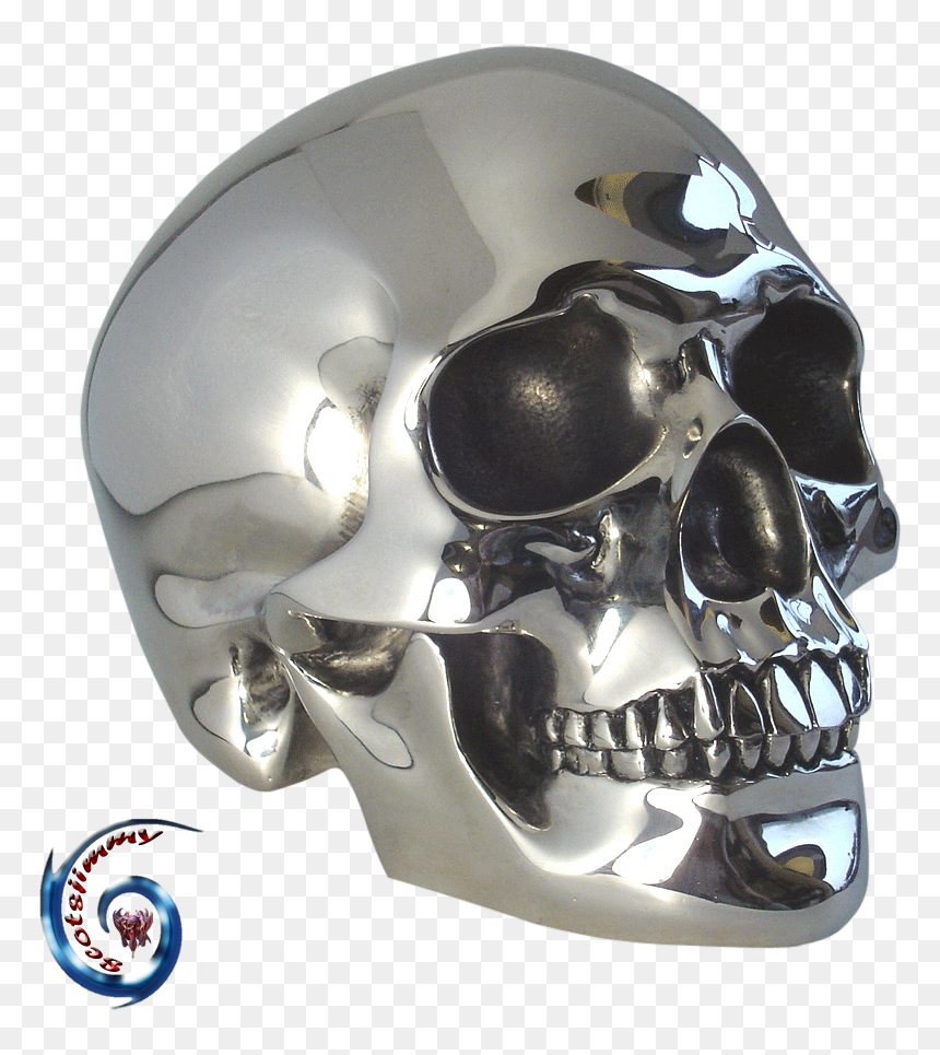 Chrome Skull Png , Png Download - Chrome Skull Png, Transparent Png - chrome skull png