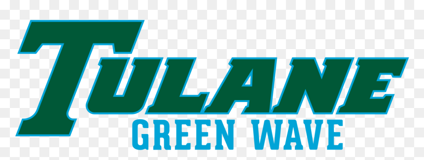 Tulane Green Wave Wordmark, HD Png Download - green wave png
