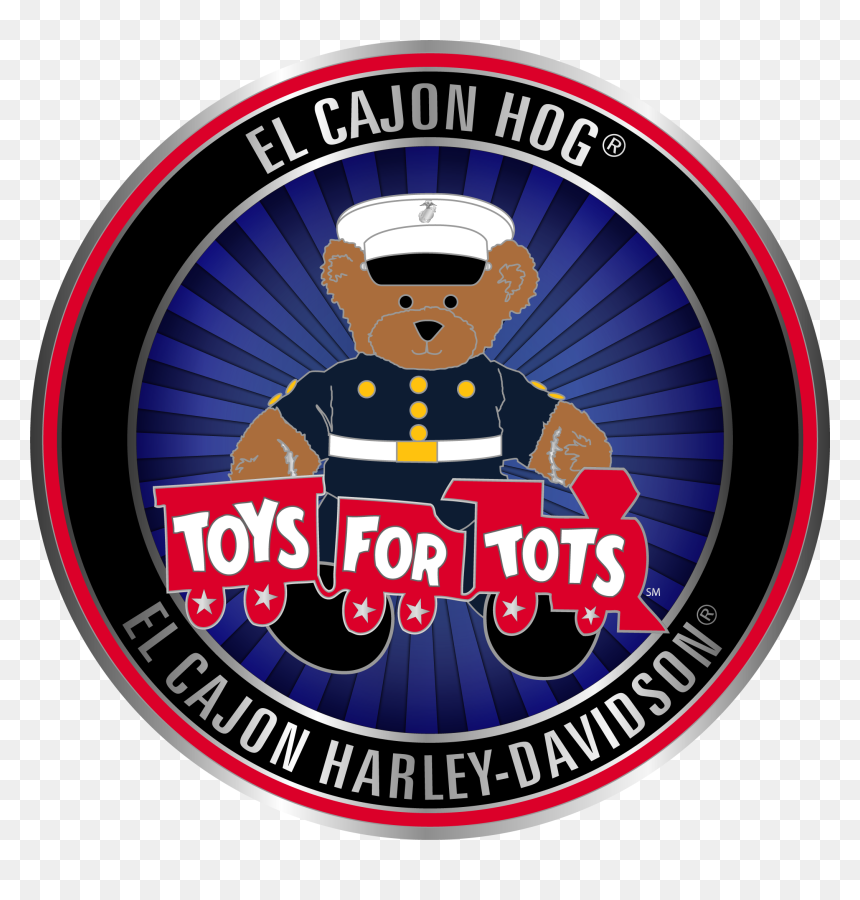 El Cajon Harley - Toys For Tots, HD Png Download - toys for tots logo png