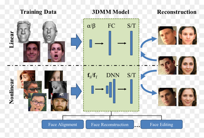 Overview Dr-gan - 3dmm Pose Estimation, HD Png Download - model face png