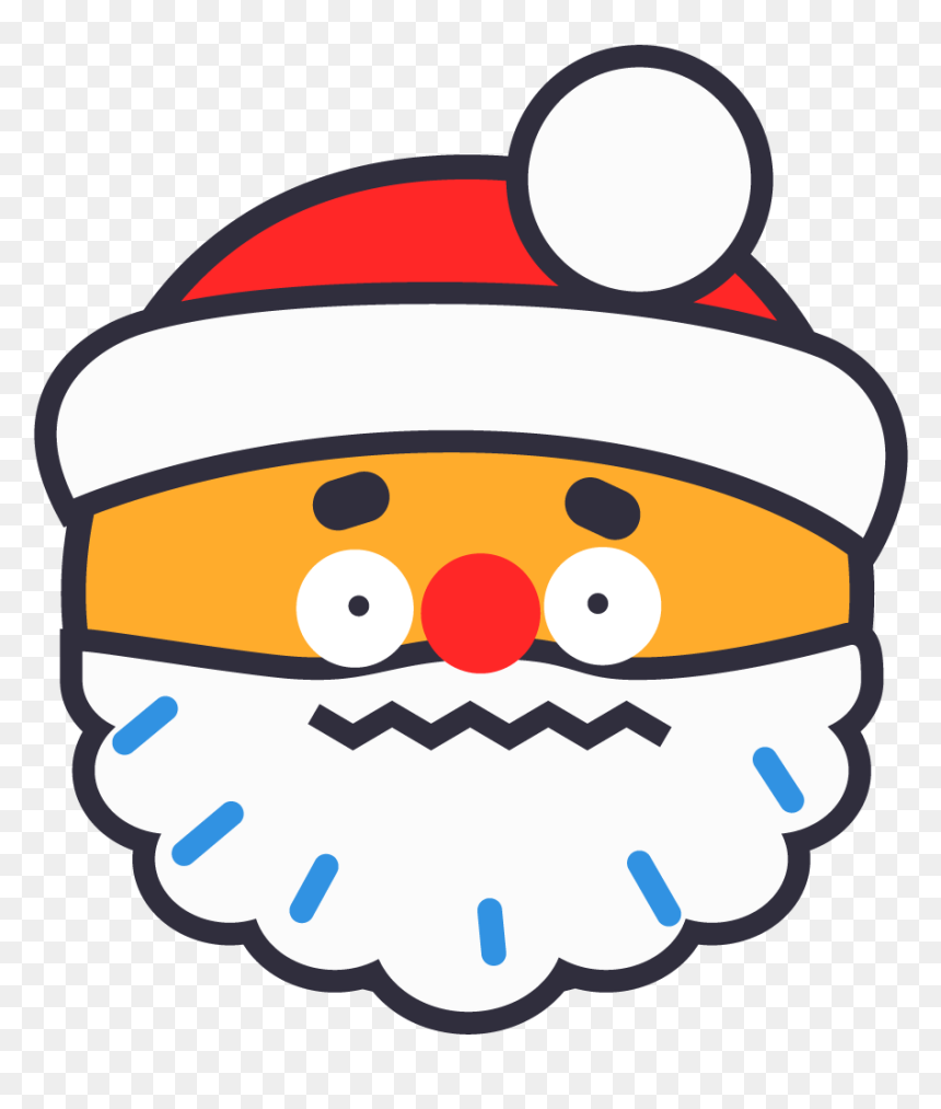 Santa Claus , Png Download - Cool Santa Clipart, Transparent Png - santa hat and beard png