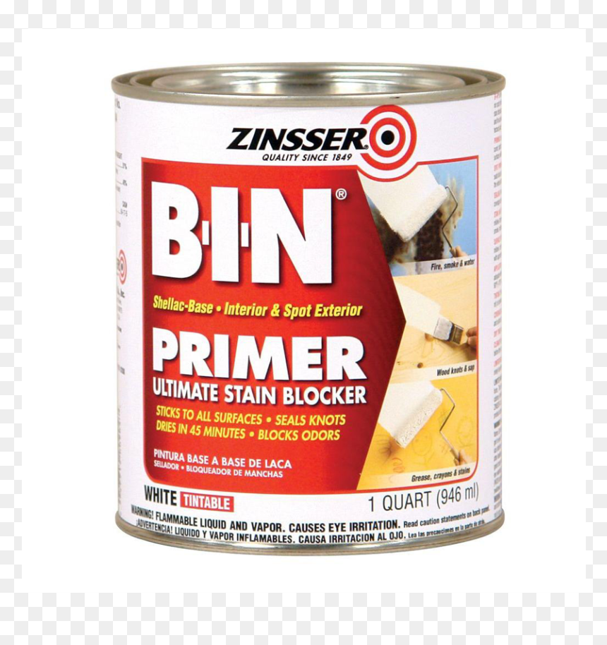Paintcan Zinsserbin - Zinsser, HD Png Download - mancha de pintura png