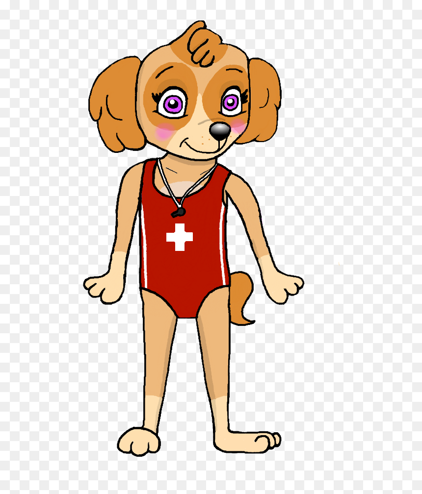 Skye The Lifeguard - Paw Patrol Lifeguard, HD Png Download - lifeguard png