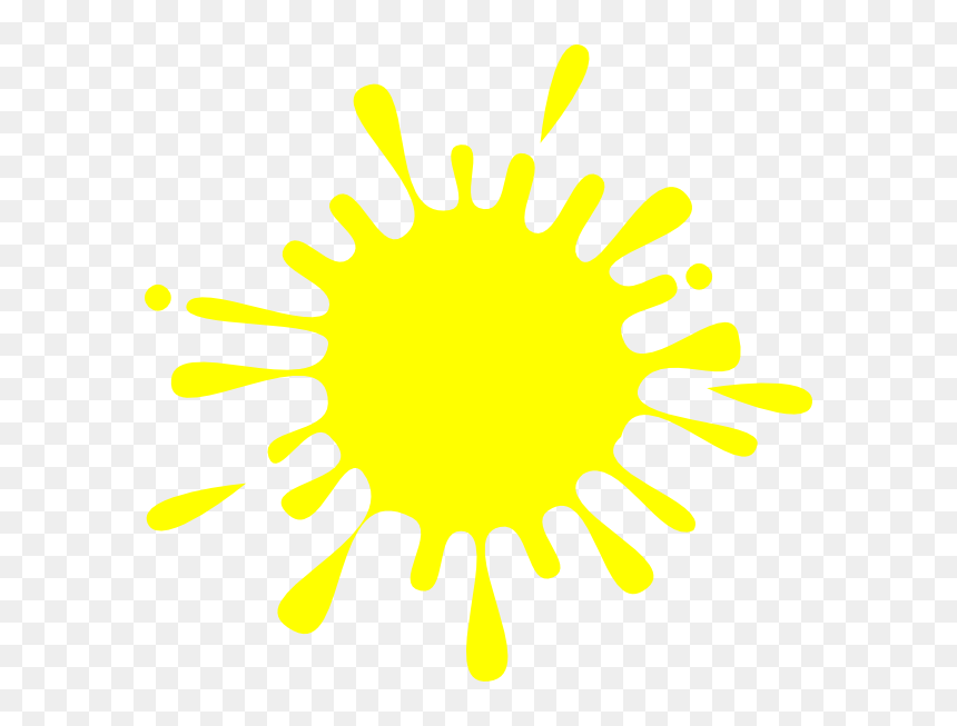 Clip Art, HD Png Download - yellow splash png