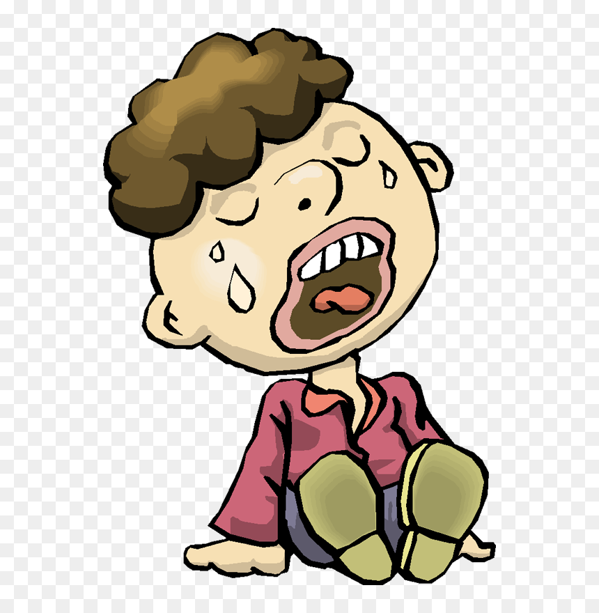 The Crying Boy Child Clip Art - Crying Boy Clip Art, HD Png Download - kid clipart png