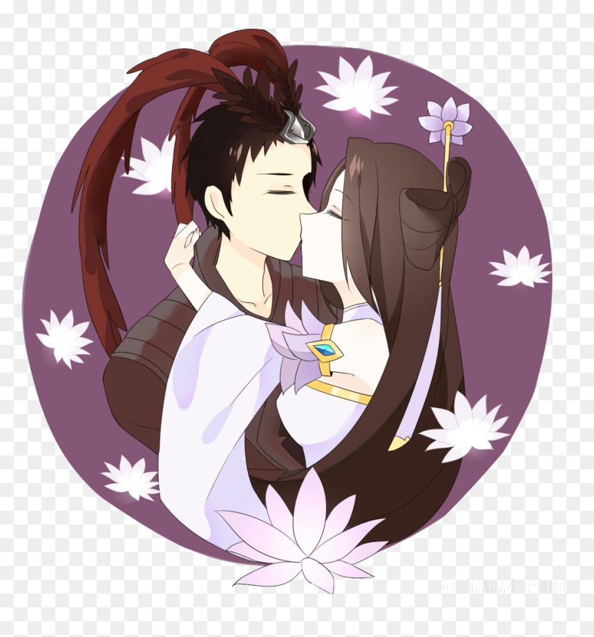 Kiss Significant Other Cartoon - Cartoon, HD Png Download - anime couple png