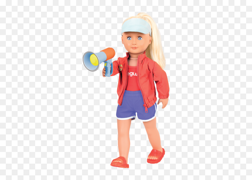 Seabrook Using Megaphone - Our Generation Lifeguard Doll, HD Png Download - lifeguard png