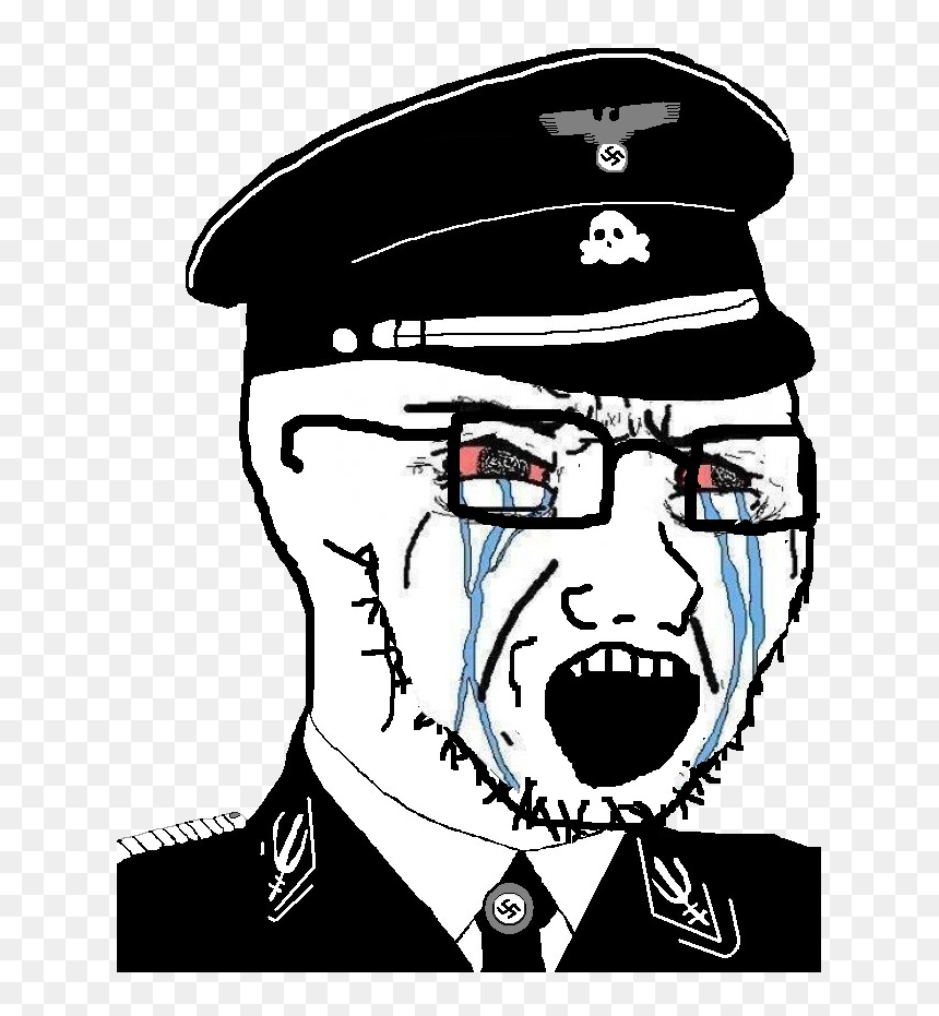 Nooo You Can T Just, HD Png Download - hitler moustache png