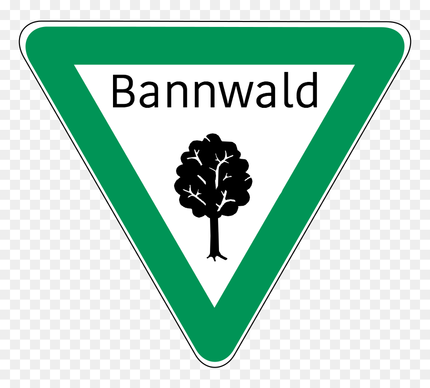 Ban Woods Sign 1997 - Traffic Sign, HD Png Download - ban sign png