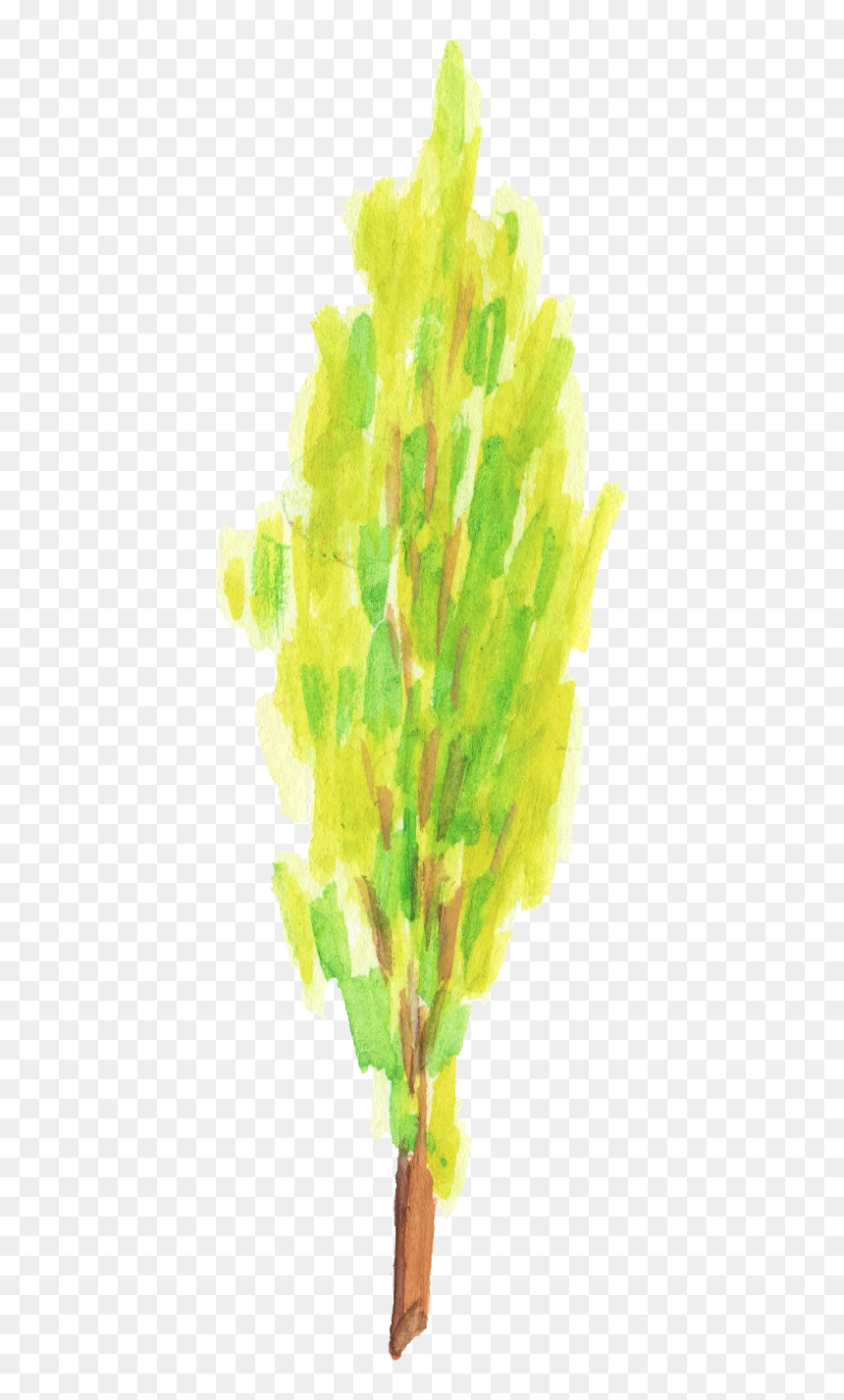 Painting, HD Png Download - watercolor trees png