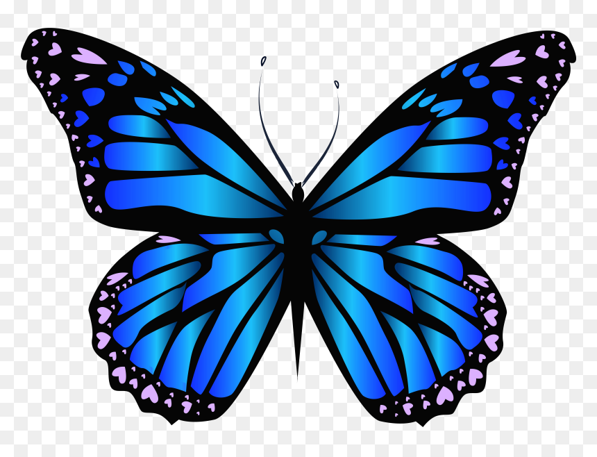 Butterfly Clipart, HD Png Download - butterfly tattoo png