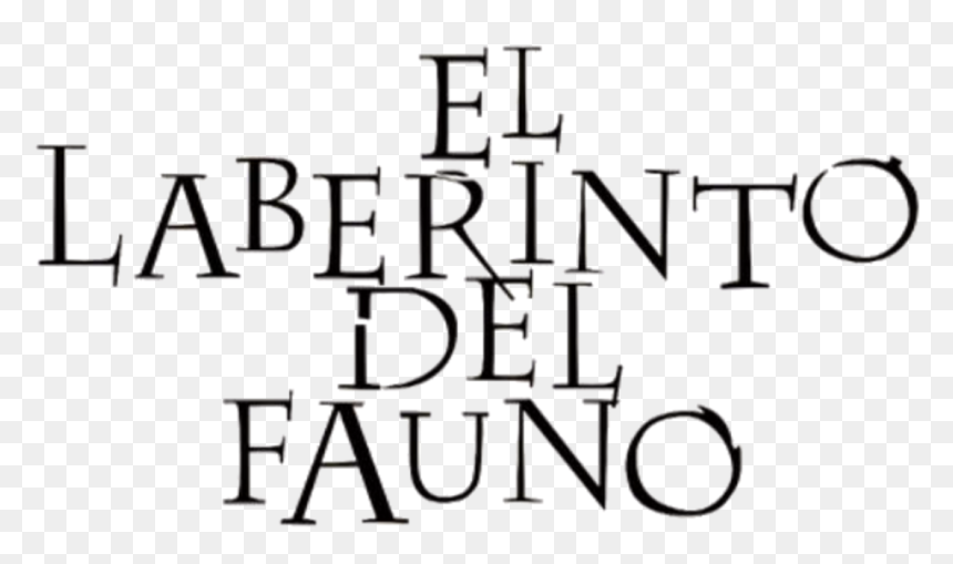 Pan"s Labyrinth Movie Black Horizontal Logo - Calligraphy, HD Png Download - labyrinth png
