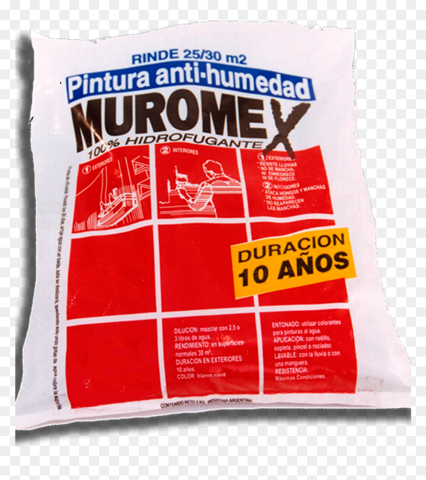 Muromex Hidrofugo Blanco 18 Lts - Pillow, HD Png Download - mancha de pintura png