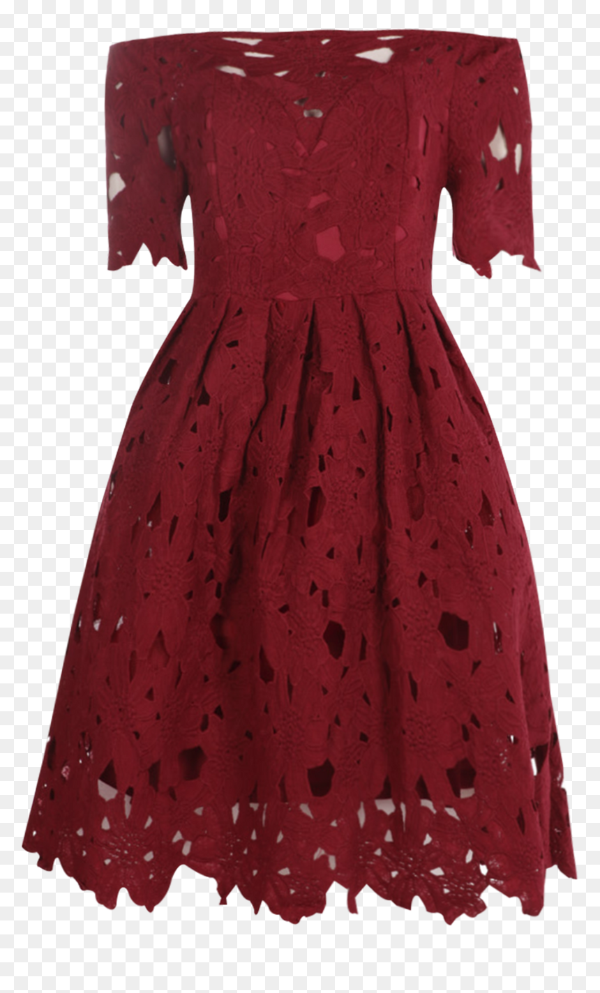 Cocktail Dress, HD Png Download - red lace png