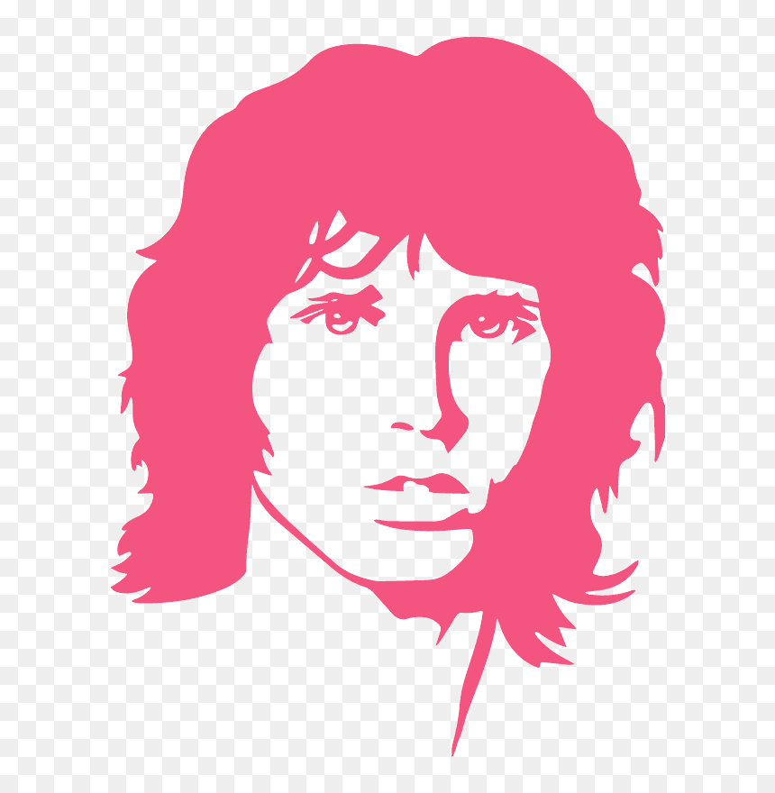 Jimm Morrison Easy Drawing, HD Png Download - michael jackson silhouette png