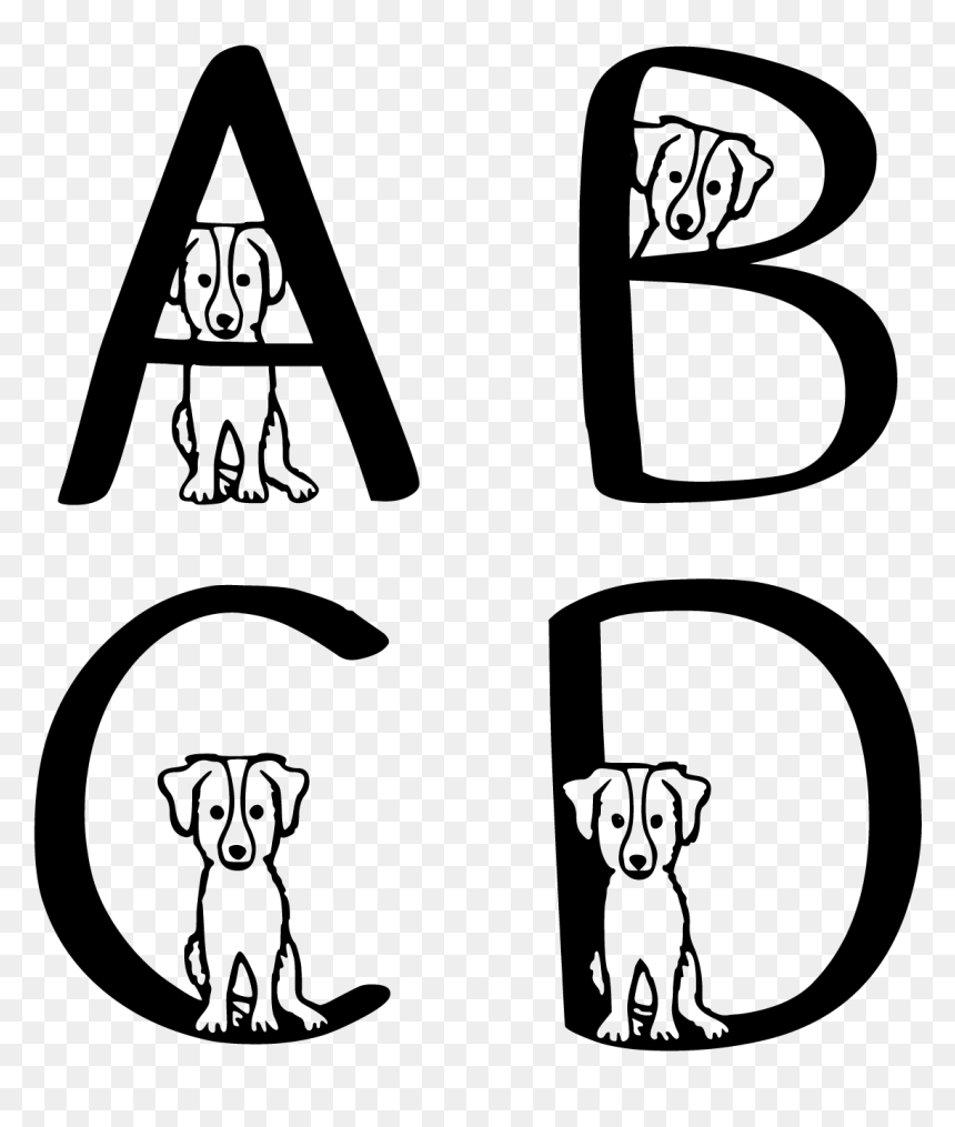 Ks Australian Shepherd Font Poster - Illustration, HD Png Download - line designs png