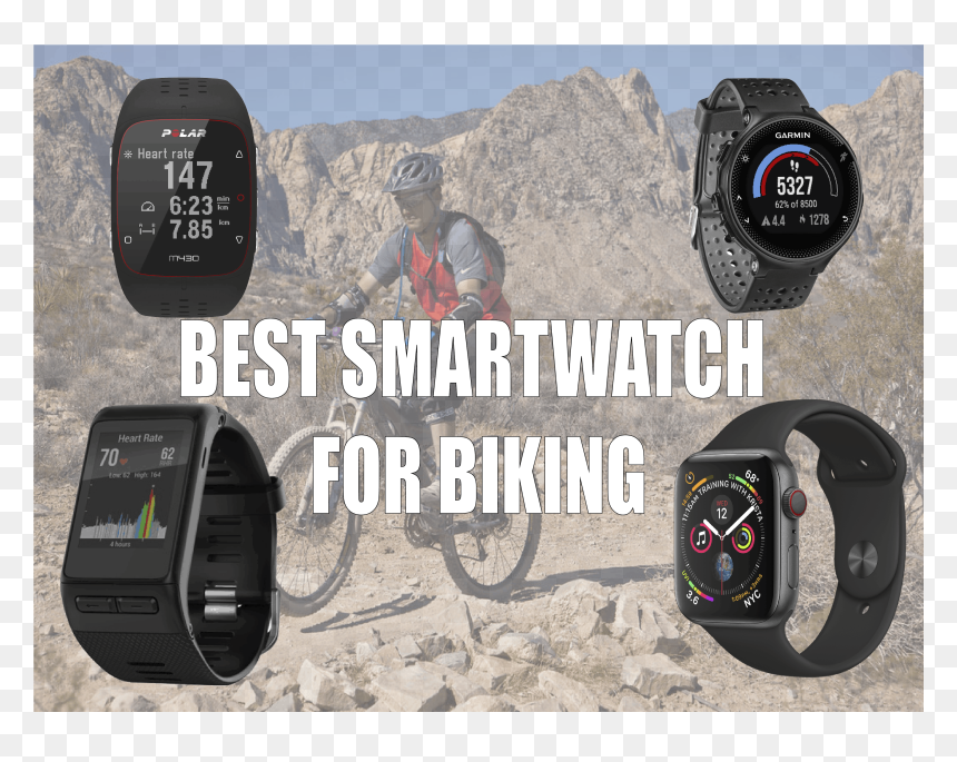 Best Smartwatch For Biking - Analog Watch, HD Png Download - biking png