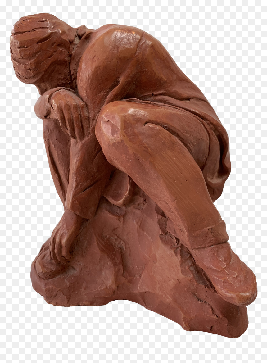 1960s Vintage Clay Man Figural Sculpture - Clay Man, HD Png Download - clay png