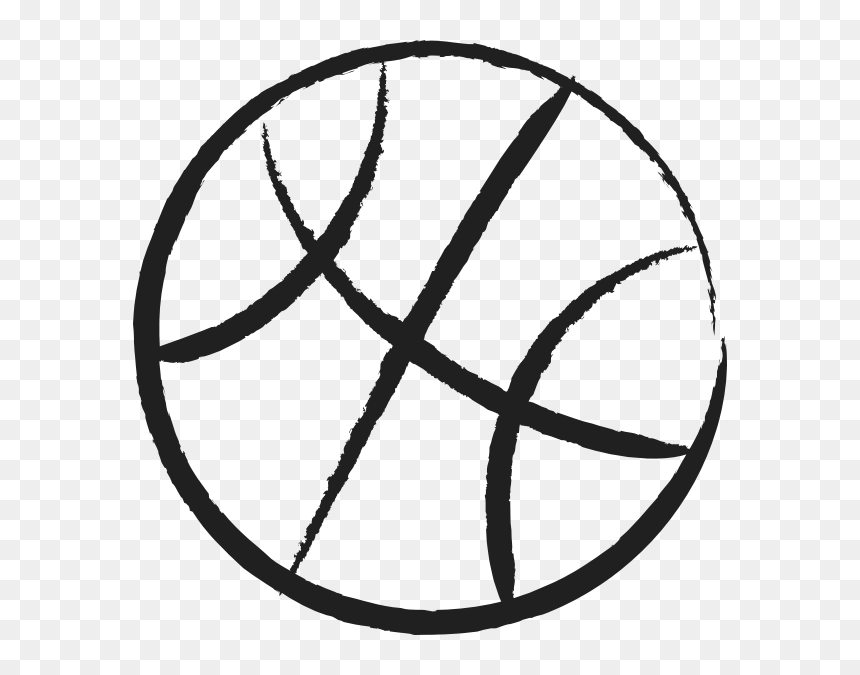 Clip Art At Clker - Outline Basketball Clip Art, HD Png Download - basketball outline png