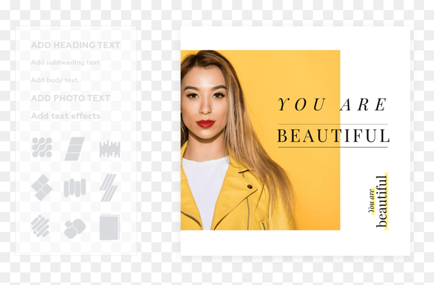 Add Text Or Effects - Girl, HD Png Download - png text effects