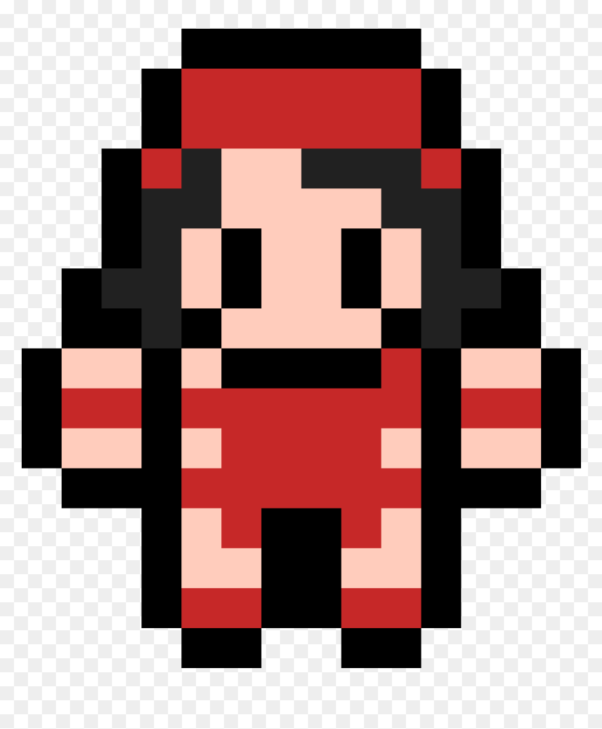 Pixel Art Walking Animation Small, HD Png Download - elektra png