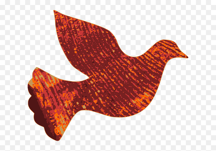 Peace Dove Template, HD Png Download - dove silhouette png