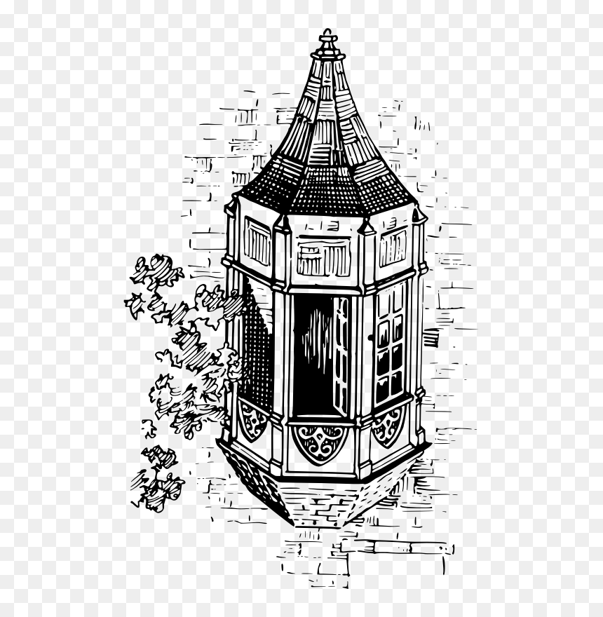 Oriel - Illustration, HD Png Download - bay window png