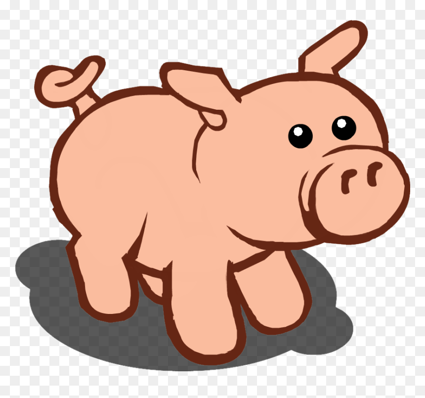 Pig, Full Max - Farmville Pig, HD Png Download - pig nose png