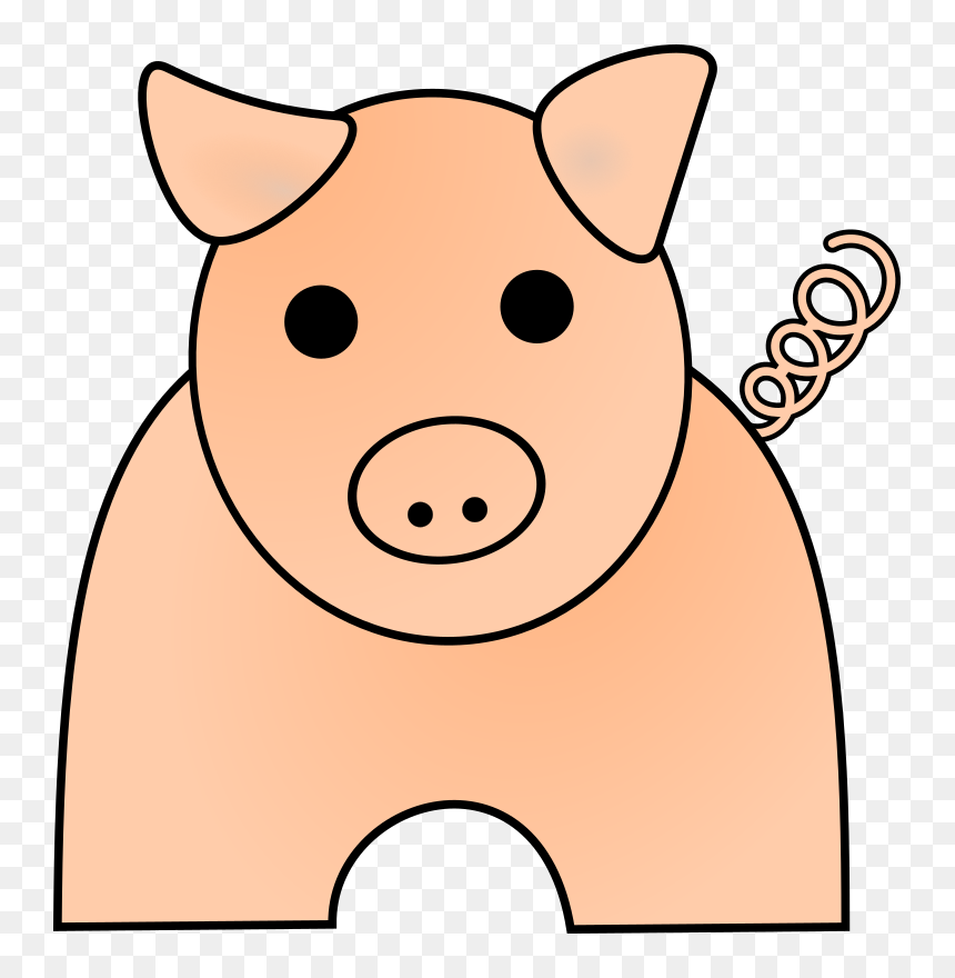 Pig - Pig Clip Art, HD Png Download - pig nose png