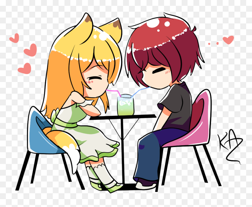 Cartoon, HD Png Download - anime couple png
