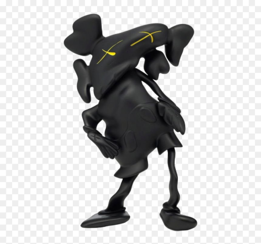Kaws X Robert Lazzarini Companion Black - Kaws Companion Robert Lazzarini, HD Png Download - kaws png